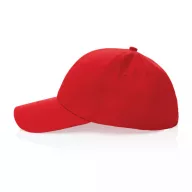   Sapca 6 panouri, 21MAR2046, unisex, Ø 18.5 cm, marime universala adulti, Everestus, Bumbac, Rosu