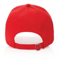   Sapca 6 panouri, 21MAR2046, unisex, Ø 18.5 cm, marime universala adulti, Everestus, Bumbac, Rosu