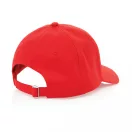 Sapca 6 panouri, 21MAR2046, unisex, Ø 18.5 cm, marime universala adulti, Everestus, Bumbac, Rosu