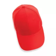   Sapca 6 panouri, 21MAR2046, unisex, Ø 18.5 cm, marime universala adulti, Everestus, Bumbac, Rosu