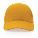 Sapca 6 panouri, 21MAR2048, unisex, Ø 18.5 cm, marime universala adulti, Everestus, Bumbac, Galben