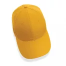 Sapca 6 panouri, 21MAR2048, unisex, Ø 18.5 cm, marime universala adulti, Everestus, Bumbac, Galben