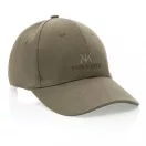 Sapca 6 panouri, 21MAR2044, unisex, Ø 18.5 cm, marime universala adulti, Everestus, Bumbac, Verde