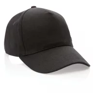   Sapca 5 panouri, 21MAR2028, unisex, Ø 18.5 cm, marime universala adulti, Everestus, Bumbac, Negru