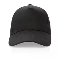   Sapca 5 panouri, 21MAR2028, unisex, Ø 18.5 cm, marime universala adulti, Everestus, Bumbac, Negru