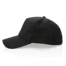Sapca 5 panouri, 21MAR2028, unisex, Ø 18.5 cm, marime universala adulti, Everestus, Bumbac, Negru