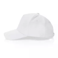   Sapca 5 panouri, 21MAR2033, unisex, Ø 18.5 cm, marime universala adulti, Everestus, Bumbac, Alb