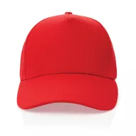   Sapca 5 panouri, 21MAR2032, unisex, Ø 18.5 cm, marime universala adulti, Everestus, Bumbac, Rosu