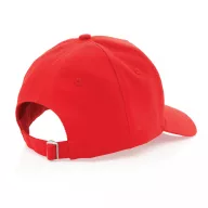   Sapca 5 panouri, 21MAR2032, unisex, Ø 18.5 cm, marime universala adulti, Everestus, Bumbac, Rosu