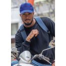 Sapca 5 panouri, 21MAR2029, unisex, Ø 18.5 cm, marime universala adulti, Everestus, Bumbac, Albastru