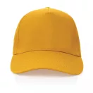 Sapca 5 panele, 21MAR2034, unisex, Ø 18.5 cm, marime universala adulti, Everestus, Bumbac, Galben
