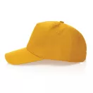 Sapca 5 panele, 21MAR2034, unisex, Ø 18.5 cm, marime universala adulti, Everestus, Bumbac, Galben