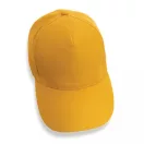 Sapca 5 panele, 21MAR2034, unisex, Ø 18.5 cm, marime universala adulti, Everestus, Bumbac, Galben