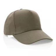   Sapca 5 panouri, 21MAR2030, unisex, Ø 18.5 cm, marime universala adulti, Everestus, Bumbac, Verde