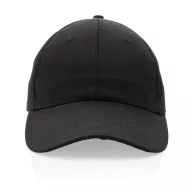   Sapca 6 panouri, 21MAR2035, unisex, Ø 18.5 cm, universala (adulti), Everestus, Bumbac, Negru