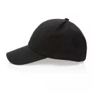 Sapca 6 panouri, 21MAR2035, unisex, Ø 18.5 cm, universala (adulti), Everestus, Bumbac, Negru