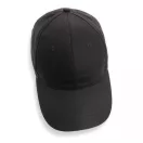 Sapca 6 panouri, 21MAR2035, unisex, Ø 18.5 cm, universala (adulti), Everestus, Bumbac, Negru