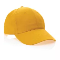   Sapca 6 panouri, 21MAR2041, unisex, Ø 18.5 cm, universala (adulti), Everestus, Bumbac, Galben