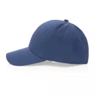   Sapca 6 panouri, 21MAR2038, unisex, Ø 18.5 cm, universala (adulti), Everestus, Bumbac, Albastru