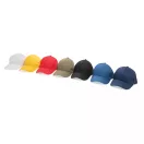 Sapca 6 panouri, 21MAR2038, unisex, Ø 18.5 cm, universala (adulti), Everestus, Bumbac, Albastru