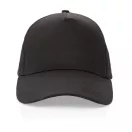 Sapca 5 panouri, 21MAR2021, unisex, Ø 18.5 cm, universala (adulti), Everestus, Bumbac, Negru