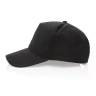   Sapca 5 panouri, 21MAR2021, unisex, Ø 18.5 cm, universala (adulti), Everestus, Bumbac, Negru