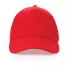 Sapca 5 panouri, 21MAR2025, unisex, Ø 18.5 cm, universala (adulti), Everestus, Bumbac, Rosu
