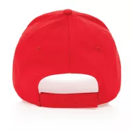   Sapca 5 panouri, 21MAR2025, unisex, Ø 18.5 cm, universala (adulti), Everestus, Bumbac, Rosu