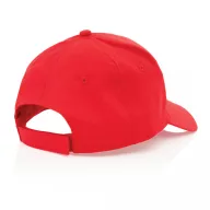   Sapca 5 panouri, 21MAR2025, unisex, Ø 18.5 cm, universala (adulti), Everestus, Bumbac, Rosu