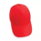 Sapca 5 panouri, 21MAR2025, unisex, Ø 18.5 cm, universala (adulti), Everestus, Bumbac, Rosu