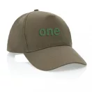 Sapca 5 panouri, 21MAR2023, unisex, Ø 18.5 cm, universala (adulti), Everestus, Bumbac, Verde