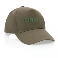   Sapca 5 panouri, 21MAR2023, unisex, Ø 18.5 cm, universala (adulti), Everestus, Bumbac, Verde
