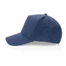 Sapca 5 panouri, 21MAR2024, unisex, Ø 18.5 cm, universala (adulti), Everestus, Bumbac, Albastru