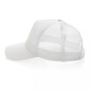 Sapca 5 panouri, Everestus, 21OCT1076, 15 x ø 20 cm, Bumbac, Poliester, Alb