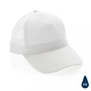 Sapca 5 panouri, Everestus, 21OCT1076, 15 x ø 20 cm, Bumbac, Poliester, Alb