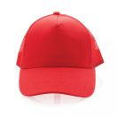 Sapca 5 panouri, Everestus, 21OCT1075, 15 x ø 20 cm, Bumbac, Poliester, Rosu