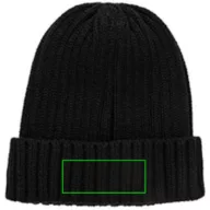 Caciula, 2410E22057, Everestus, 20 x ø 21 cm, Acril, Negru