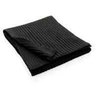   Fular, Everestus, 18SEP3605, 180x25 cm, marime universala, unisex, Acril, Negru