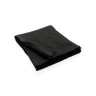   Fular, Everestus, 18SEP3605, 180x25 cm, marime universala, unisex, Acril, Negru