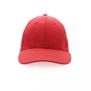 Sapca 6 panouri, Everestus, 42FEB231337, universala, Unisex, 12xØ18.5 cm, Bumbac, Rosu