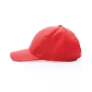 Sapca 6 panouri, Everestus, 42FEB231337, universala, Unisex, 12xØ18.5 cm, Bumbac, Rosu