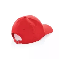   Sapca 6 panouri, Everestus, 42FEB231337, universala, Unisex, 12xØ18.5 cm, Bumbac, Rosu