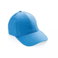   Sapca 6 panouri, Everestus, 42FEB231334, universala, Unisex, 12xØ18.5 cm, Bumbac, Albastru