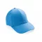 Sapca 6 panouri, Everestus, 42FEB231334, universala, Unisex, 12xØ18.5 cm, Bumbac, Albastru