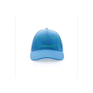   Sapca 6 panouri, Everestus, 42FEB231334, universala, Unisex, 12xØ18.5 cm, Bumbac, Albastru
