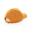 Sapca 6 panouri, Everestus, 42FEB231336, universala, Unisex, 12xØ18.5 cm, Bumbac, Portocaliu