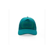   Sapca 5 panouri, Everestus, 42FEB231333, universala, Unisex, 12xØ18.5 cm, Bumbac, Verde