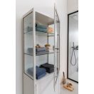 Prosop de baie, Ukiyo, 22FEB0322, 100x50x2 cm, Bumbac, Gri