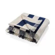   Prosop de plaja, 2401E16432, Ukiyo, 180x100x1 cm, Bumbac, Albastru navy