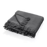   Prosop de plaja, 2401E16425, Ukiyo, 180x100x1 cm, Bumbac, Gri anthracite